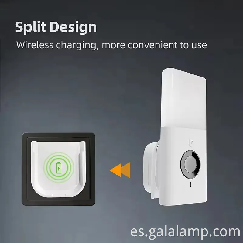 Luz nocturna LED activada por movimiento inteligente con puerto USB